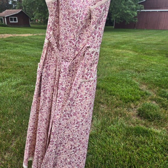 Original Gunne Sax Dress - Pink Floral - Cottagecore - Prairie - Picture 2 of 10